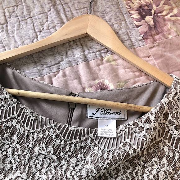 J Howard Lace Mini Shift Dress - Picture 6 of 10